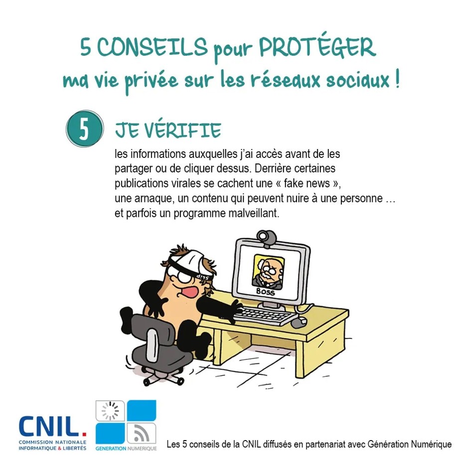 Conseil 5 pour protéger sa vie privée sur les réseaux sociaux !