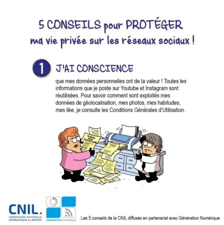 Conseils 1 pour protéger sa vie privée sur les réseaux sociaux !