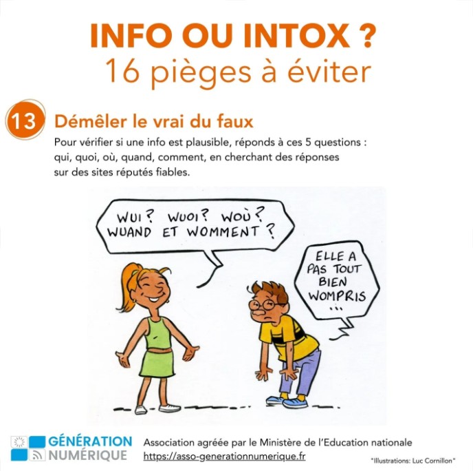 INFO OU INTOX 16 pièges à éviter Démêler le vrai du faux