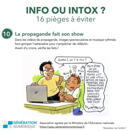 INFO OU INTOX 16 pièges à éviter La propagande fait son show